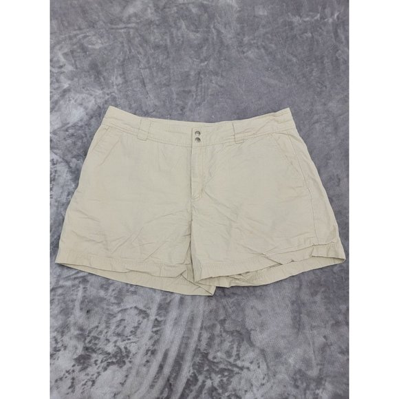 Patagonia Pants - Patagonia Women's Organic Cotton Outdoor Hiking Shorts Size 12 Beige 34 waist‎